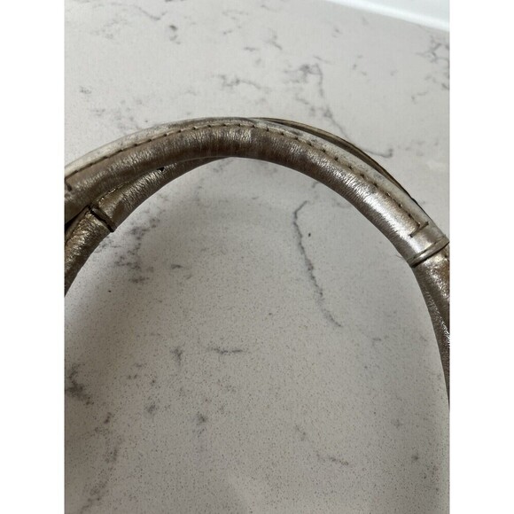 🆕 Vintage Coach Brown and Gold Signature Shoulder Bag with Floral Accents. - Picture 15 of 16